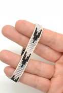 Leather ZigZag Bracelet